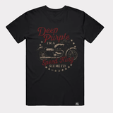 Speed King Motorcycle Black T-Shirt