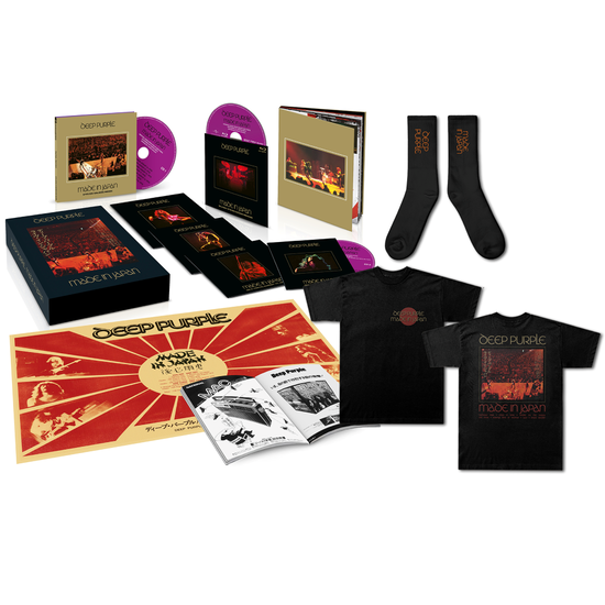 Made In Japan (5CD & Blu-Ray) Deluxe Box Set + T-Shirt + Socks Bundle Made In Japan (5CD & Blu-Ray) Deluxe Box Set + T-Shirt + Socks Bundle